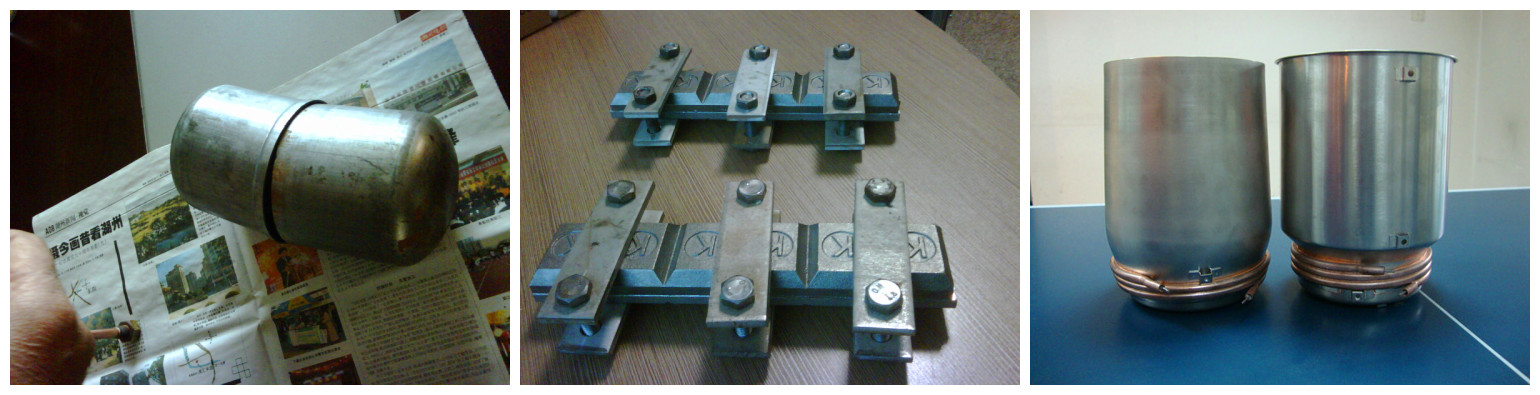 High temperature brazing workpiece 3